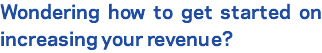 Wondering how to get started on increasing your revenue? 